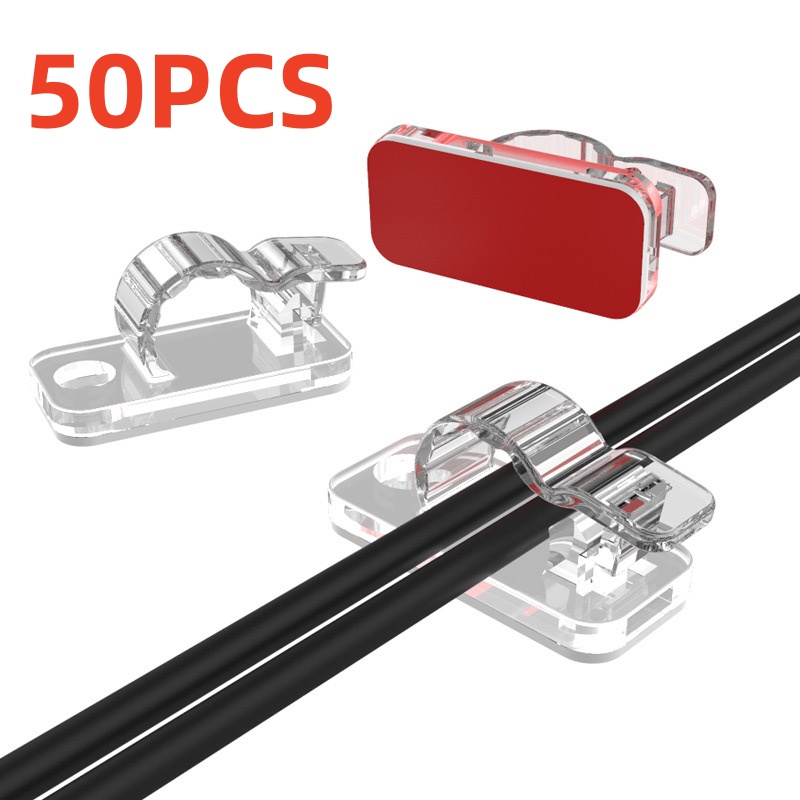 Usb Charger - 10/50PCS Organizadores de Cabos, Clipes para