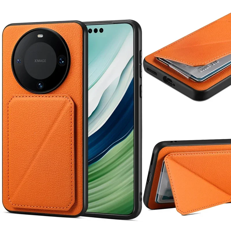 Huawei Mate 60 - EUCAGR-Capa De Telefone De Carteira Magnética