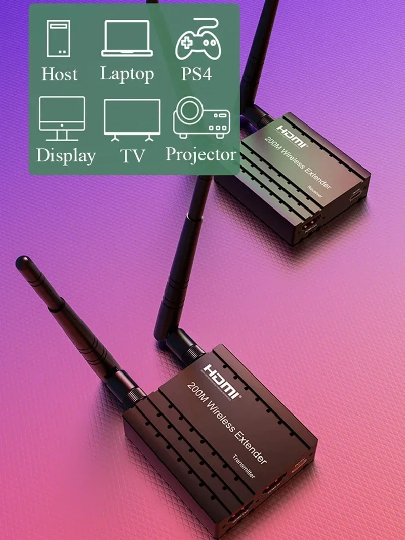 Transmissor e Receptor de Víde - Hdmi Adapter avaliação e preço