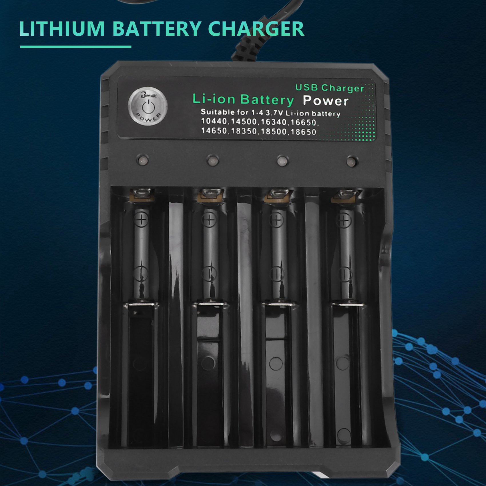 Carregador de Bateria de Lítio - Usb Charger avaliação e preço