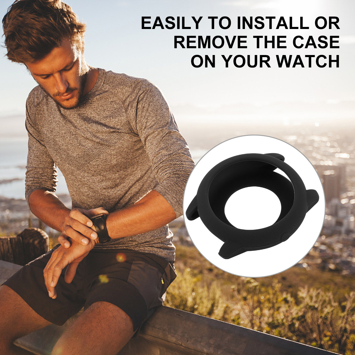 1 unidade de capa protetora de - Smart Watch avaliação e preço
