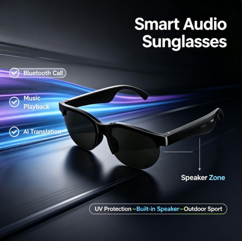 Óculos de Sol Inteligentes com - Bluetooth Speaker avaliação e preço