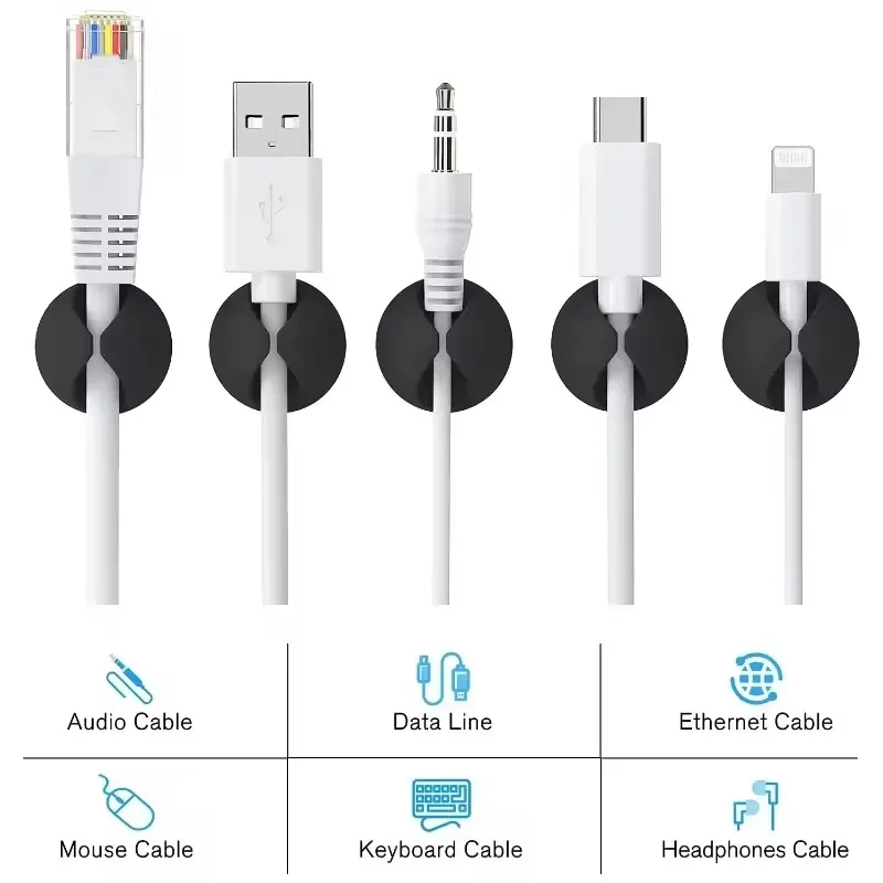 5/50 Peças Mini Organizador de - Cable Organizer avaliação e preço
